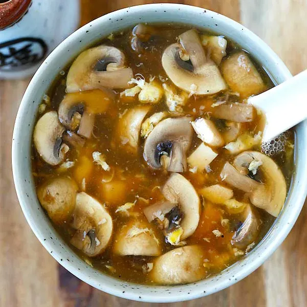 Hot & Sour Mushroom Soup