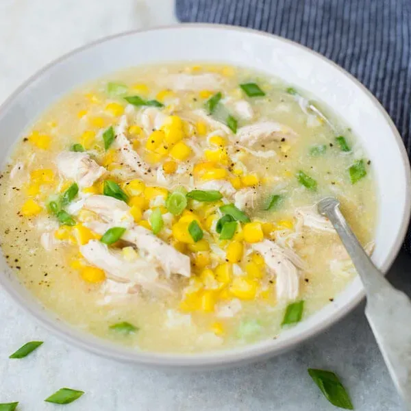 Sweet Corn Mutton Soup