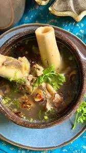 Hot Garlic Soup (Mutton)