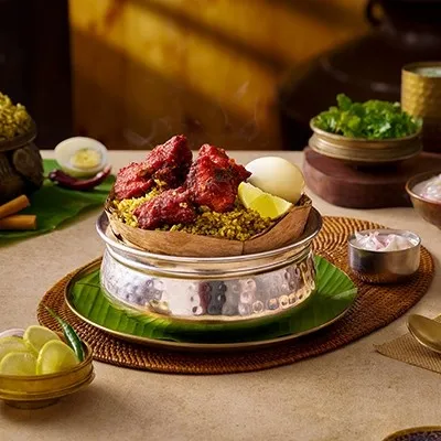 Thalappakatti Boneless Chicken 65 Biryani