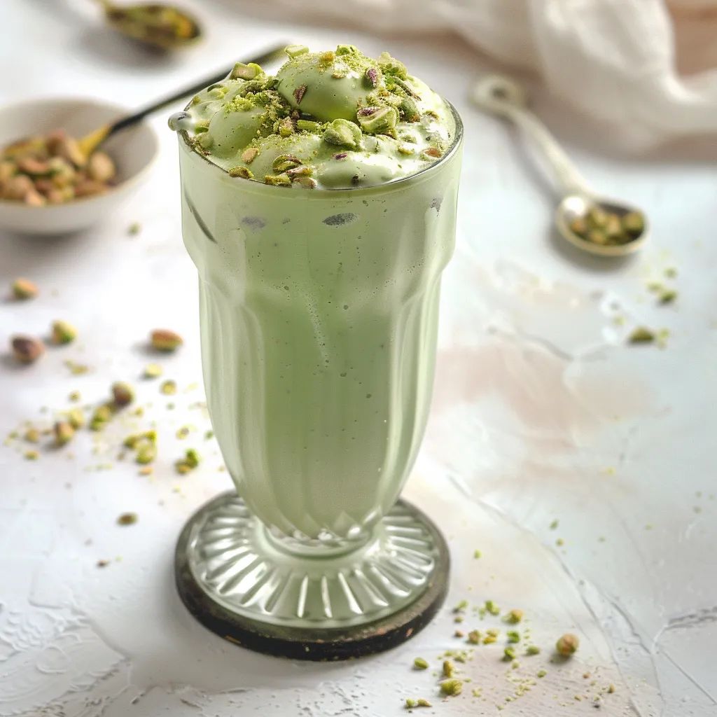 Green Pista Milkshake