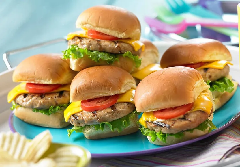 Mini chicken burger