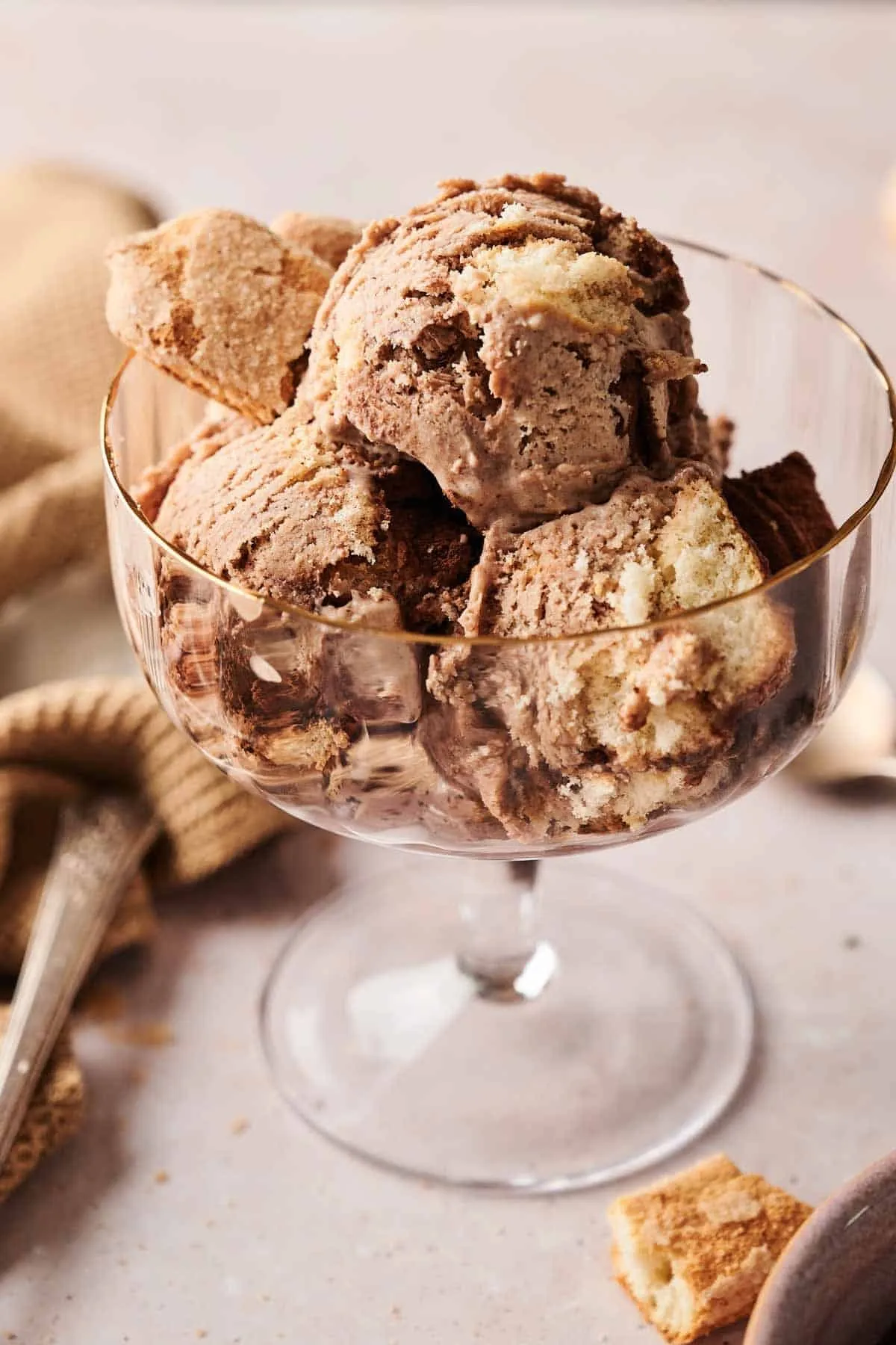 Tiramisu Ice Cream Scoop