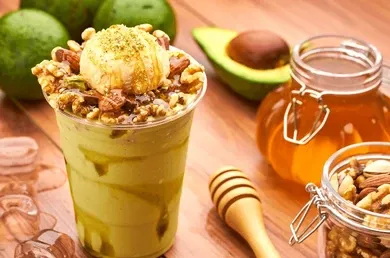Avocado & Honey Ice Cream Scoop