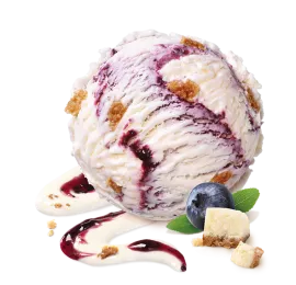 Blueberry Cheesecake Ice Cream Scoop