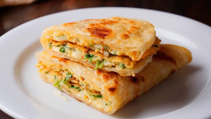 Egg Stuffed Parotta