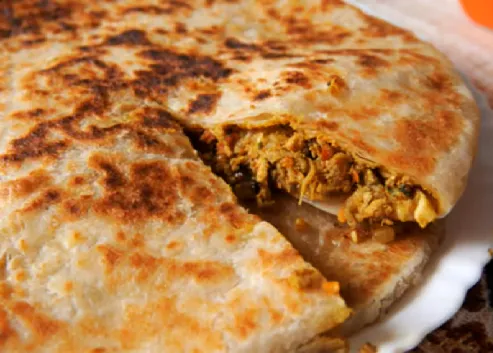 Chicken Stuffed Parotta