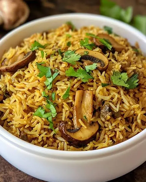 Mushroom Biryani