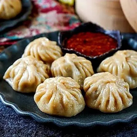 Mix Veg Steamed Momos [6 Pieces]