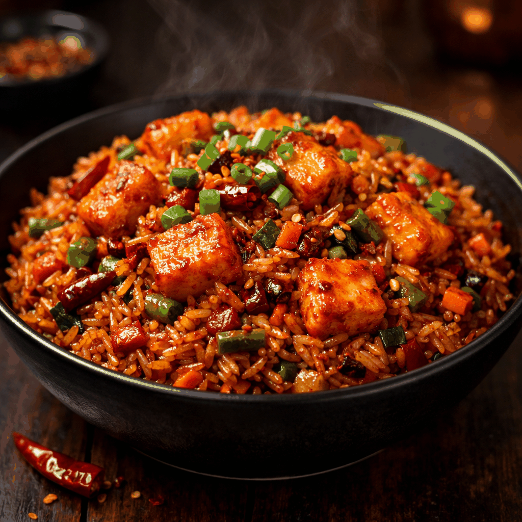 Schezwan Panneer Fried Rice
