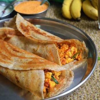 Chettinad Paneer Dosai