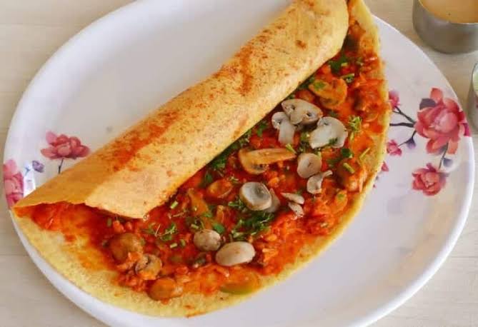 Mushroom Masala Dosai