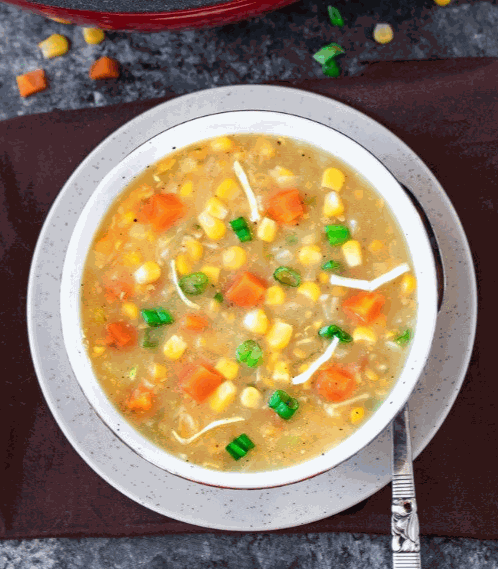 Sweet Corn Veg Soup