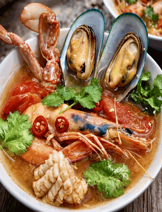 Thai Mixed Seafood Soup