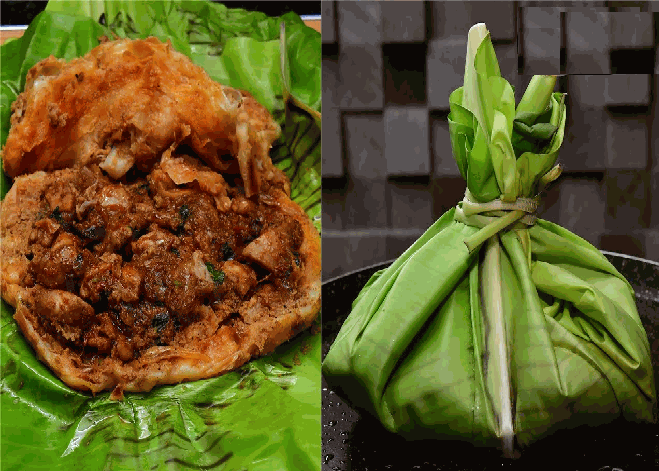 Chicken Kizhi Parotta