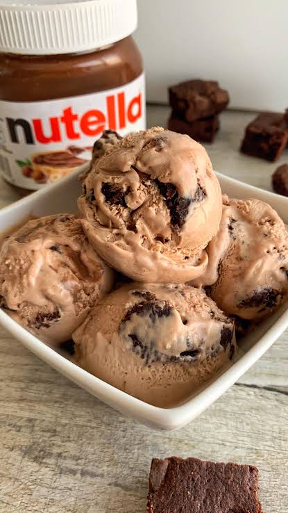 Nutella Chocolate Ice Cream