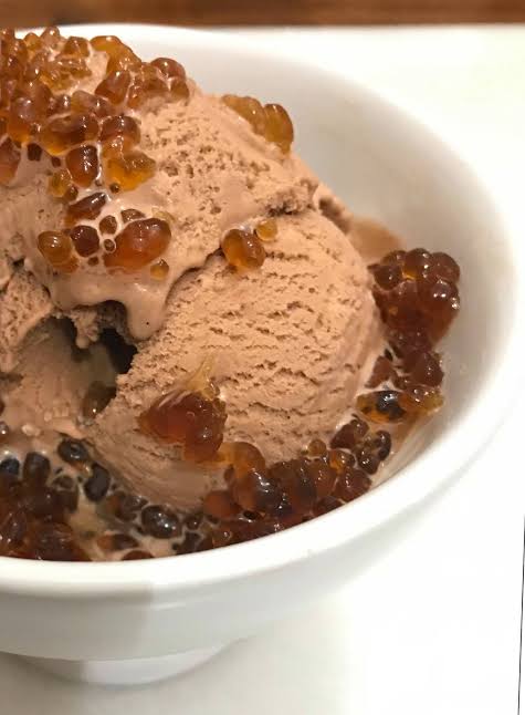 Nutella Butterscotch Ice Cream