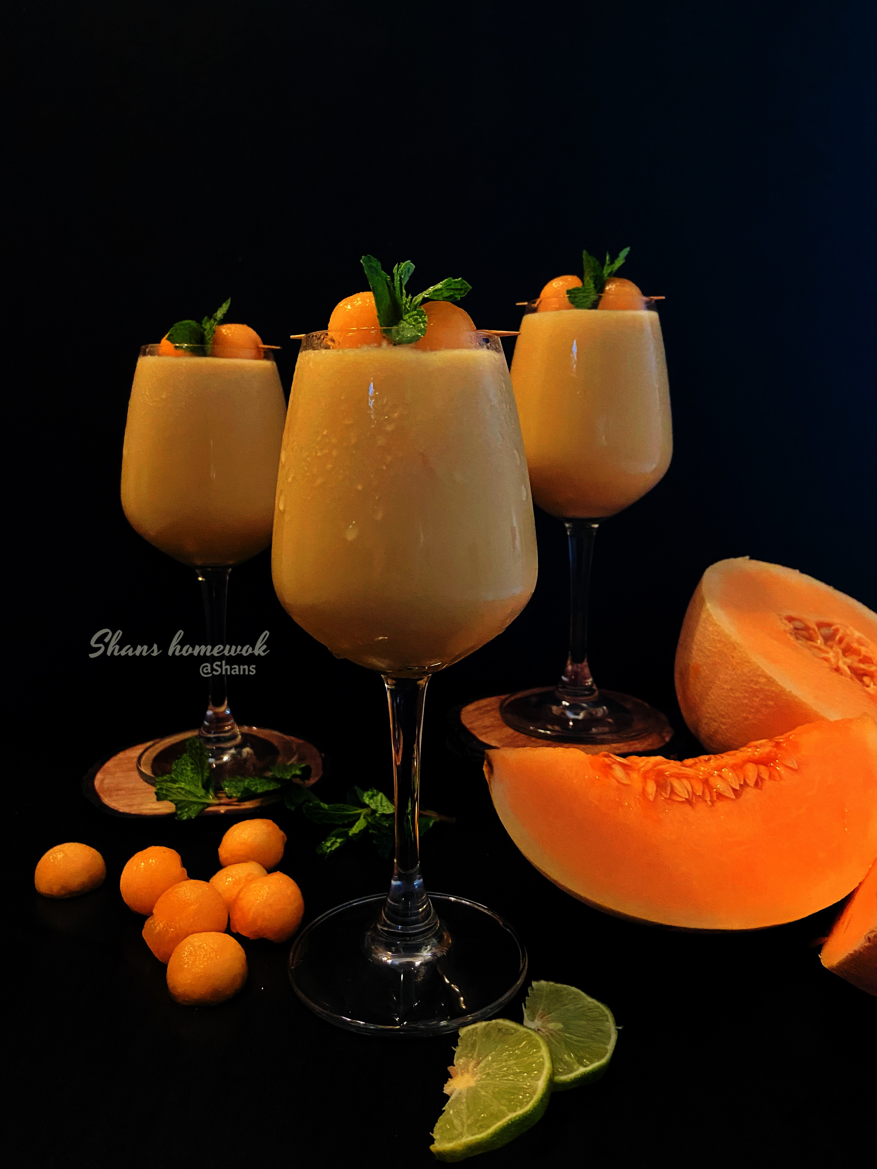 Musk Melon Milkshake