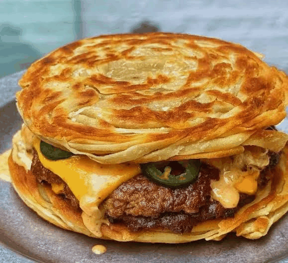 Beef Burger Bun Porotta