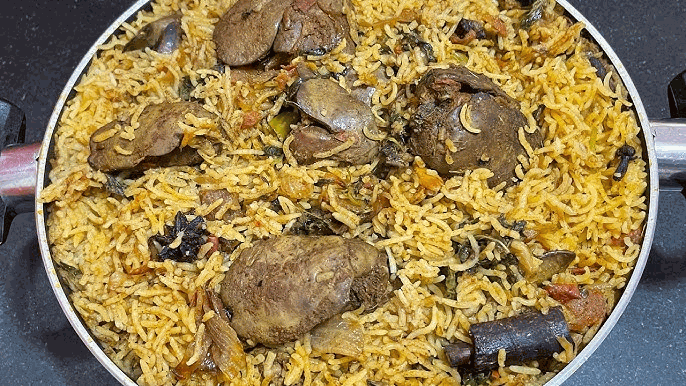 Chicken Liver Thokku Biryani
