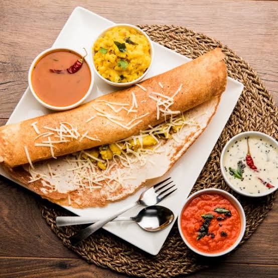 Peri Peri Cheese Masala Dosai