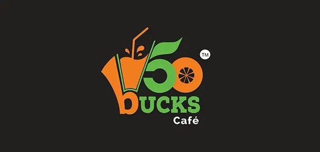 50 BUCKS Cafe logo